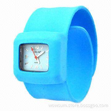 Slap Watch, Silicone Band, Compliant with CE Standards and the RoHS Directive